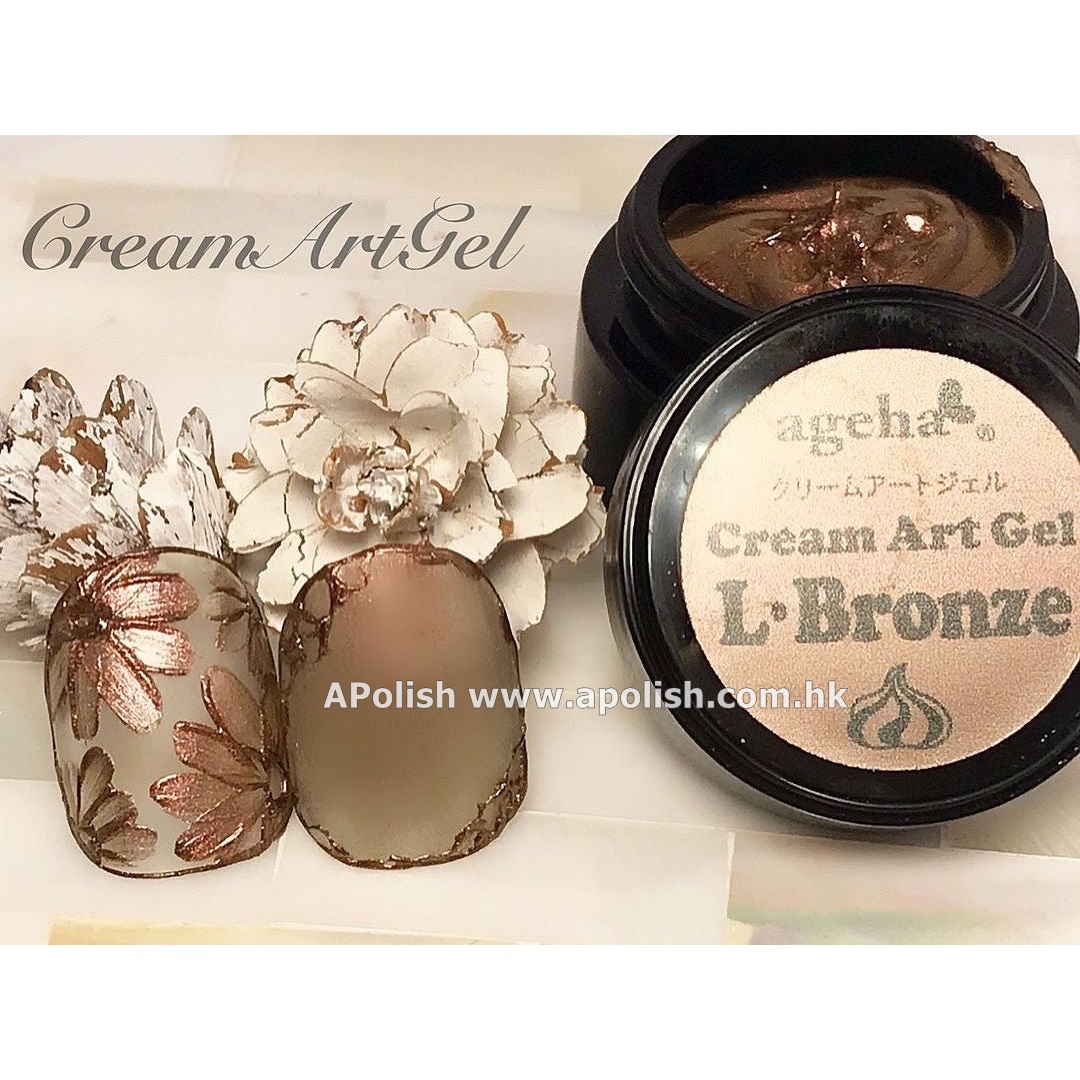 Ageha Cream Art Gel L.Bronze 奶油彩繪凝膠-L銅 奶油Gel L銅色
